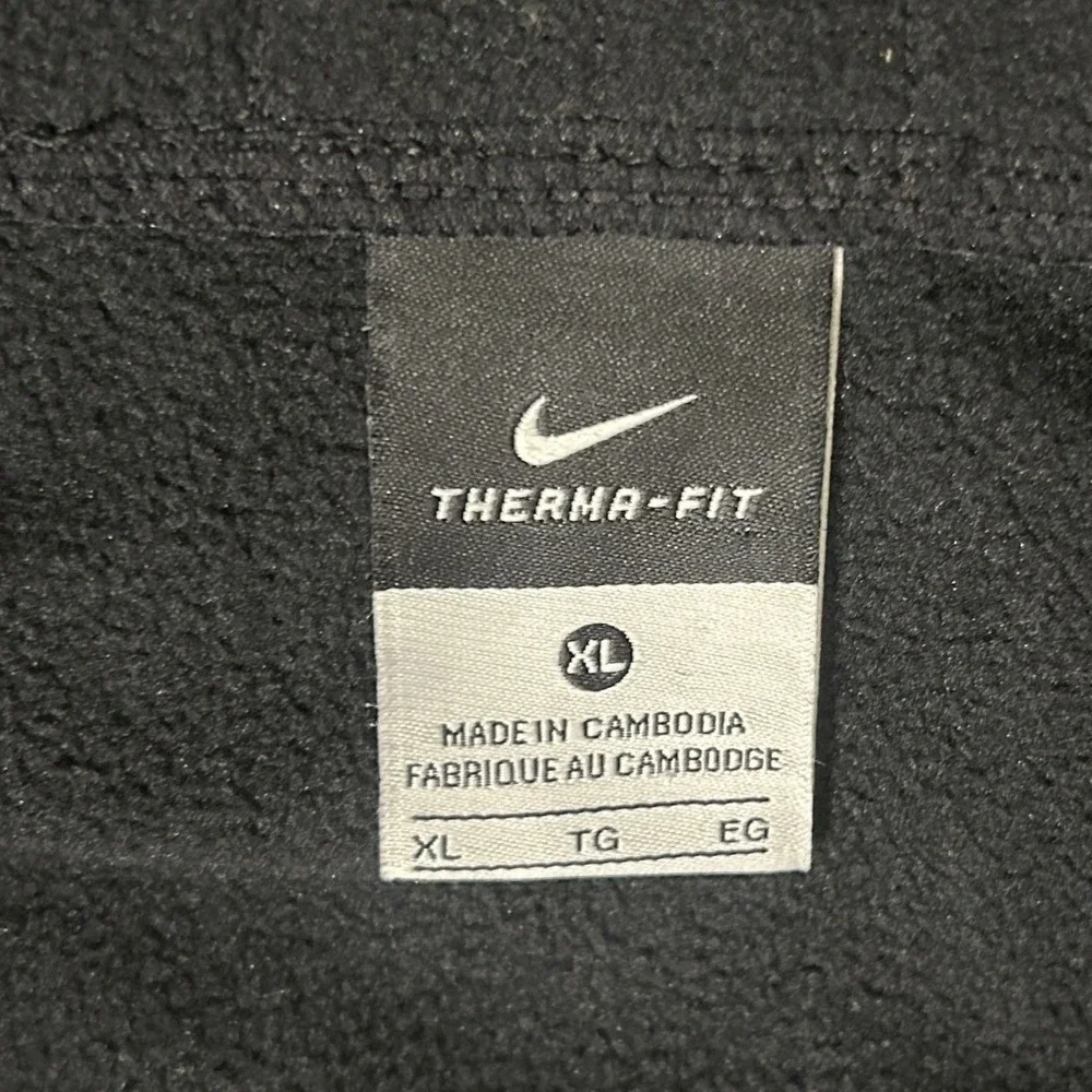 Nike Therma-FIT Hoodie Womens XL Black Full Zip Performance Jacket 383538-010